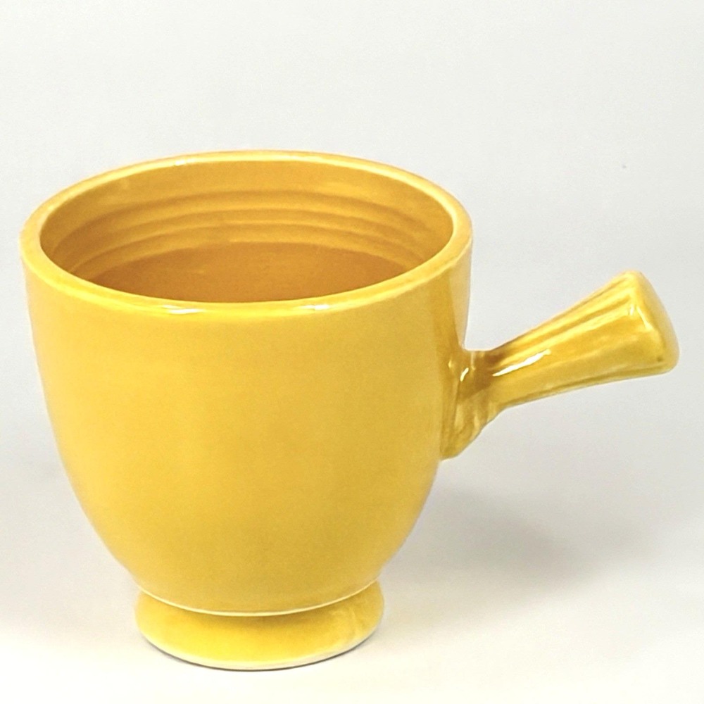 Fiesta Demitasse Stick Handle Cup Marigold Discontinued Homer Laughlin Yellow